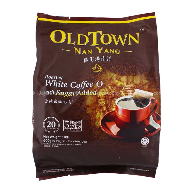 Cà Phê OLD TOWN Nan Yang White Coffee O Sugar Added