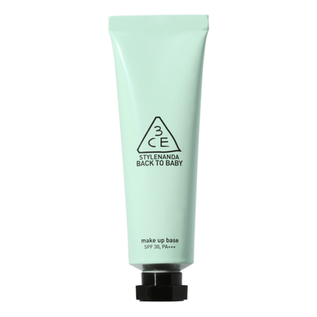 Kem lót 3CE Back To Baby Make Up Base Mint Green