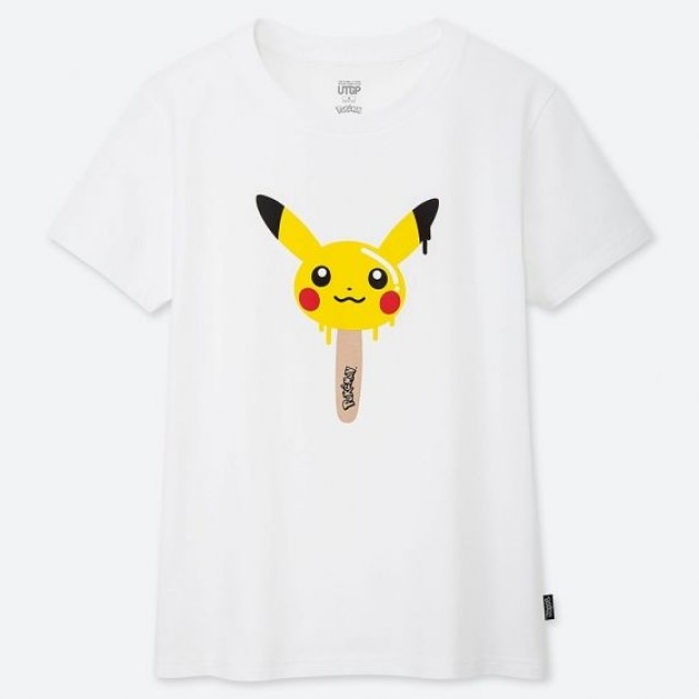 Áo thun nữ cổ tròn Uniqlo Pokemon (UT Graphic) 