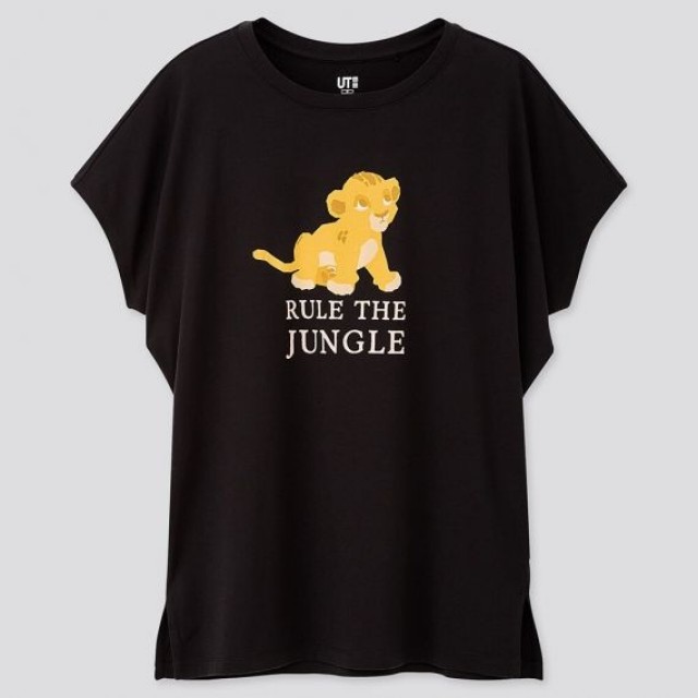 Áo thun nữ cổ tròn Uniqlo Lion King (UT Graphic) 