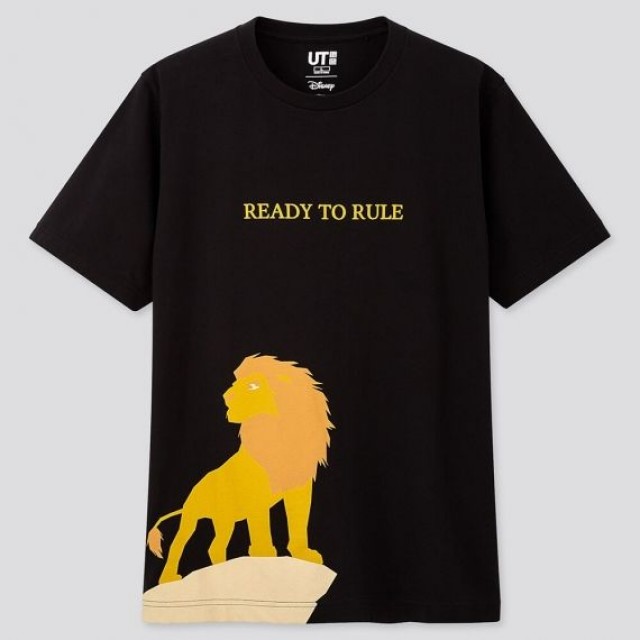 Áo thun nam cổ tròn Uniqlo Lion King (UT Graphic) 