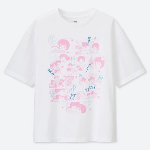Áo thun nữ cổ tròn Uniqlo Ramma 1/2 (Manga UT Graphic) 