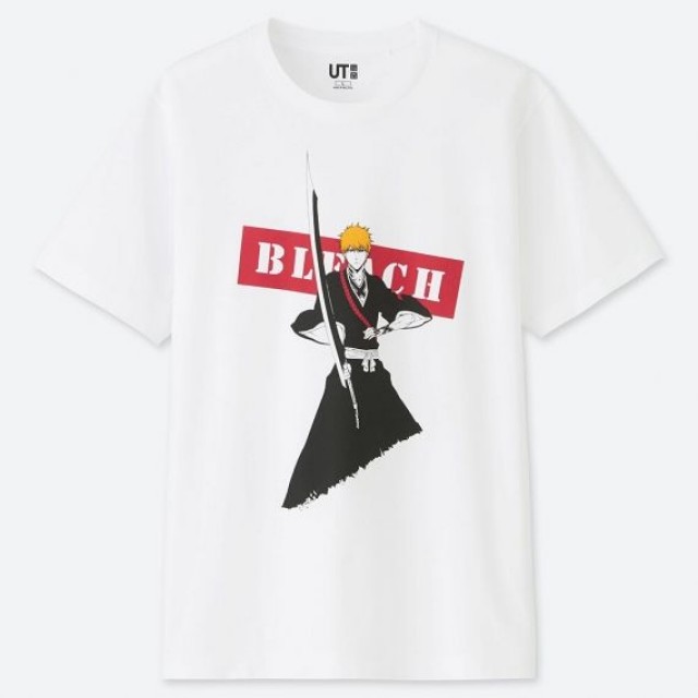 Áo thun nam cổ tròn Uniqlo Bleach (Manga UT Graphic) 