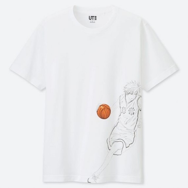 Áo thun nam cổ tròn Uniqlo Kuroko's Basketball (Manga UT Graphic) 