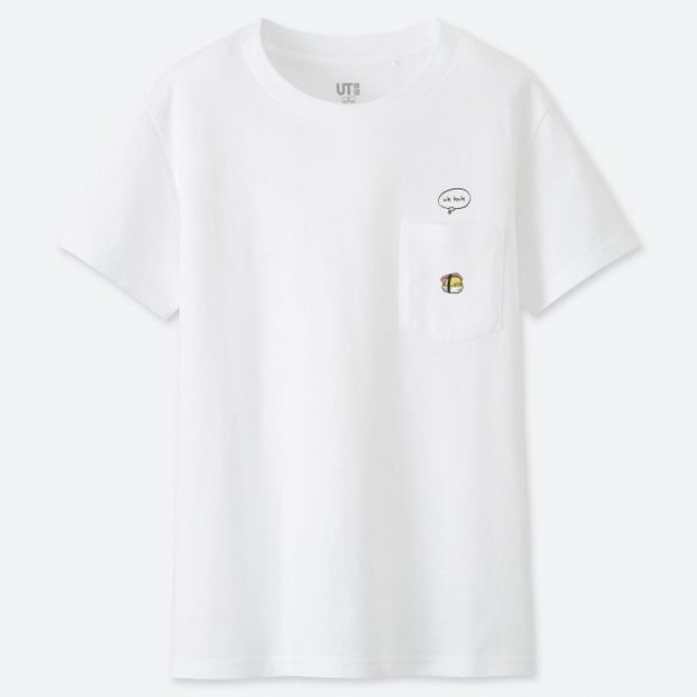 Áo thun nữ Uniqlo Gudetama - SANRIO Characters UT Graphic 