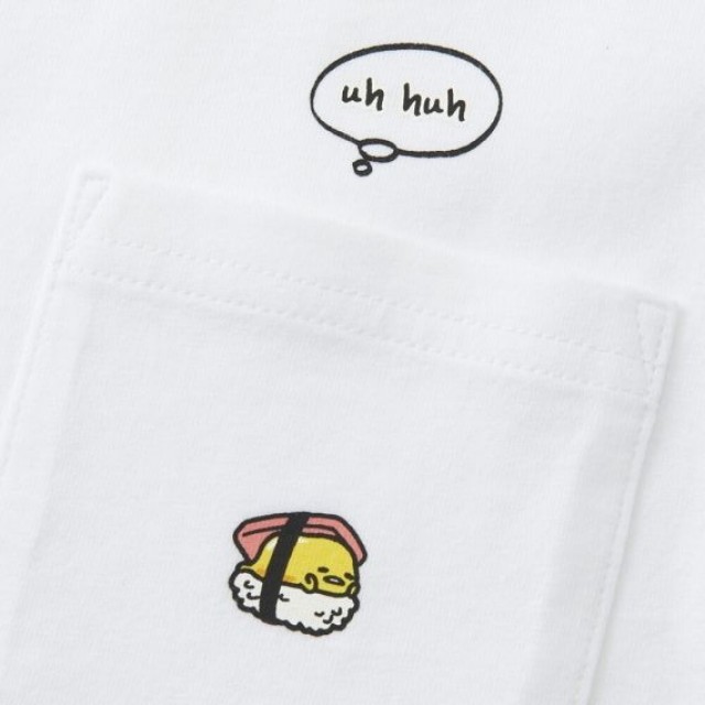 Áo thun nữ Uniqlo Gudetama - SANRIO Characters UT Graphic 