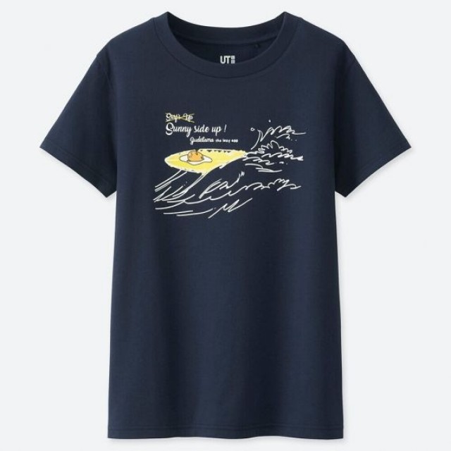 Áo thun nữ Uniqlo Gudetama - SANRIO Characters UT Graphic 