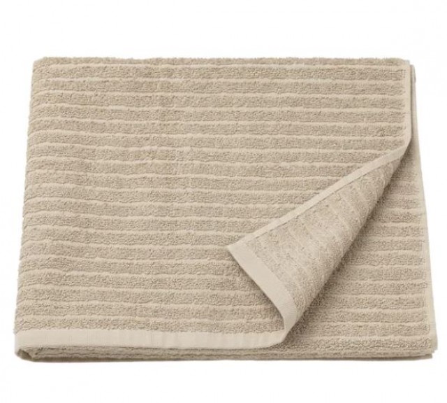 Khăn tắm VAGSJON IKEA màu beige khổ 70x140 