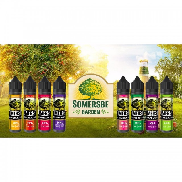 Tinh dầu VAPE Somersbe Garden PREMIUM 60ml Blackcurrant E-Juice - Malaysia