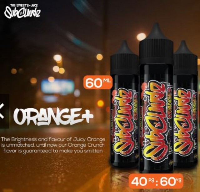 Tinh dầu VAPE SUB CLOUDZ 60ml Orange+ E-Juice Flavor - Malaysia