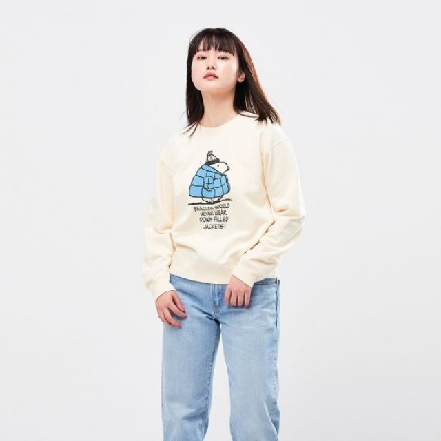 Áo thun nữ tay dài Uniqlo Peanuts UT Graphic 