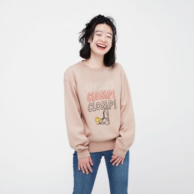 Áo thun nữ tay dài Uniqlo Peanuts UT Graphic 