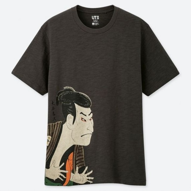 Áo thun nam Uniqlo EDO UKIYO-E UT Toshusai Sharaku 