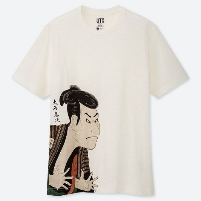 Áo thun nam Uniqlo EDO UKIYO-E UT Toshusai Sharaku 