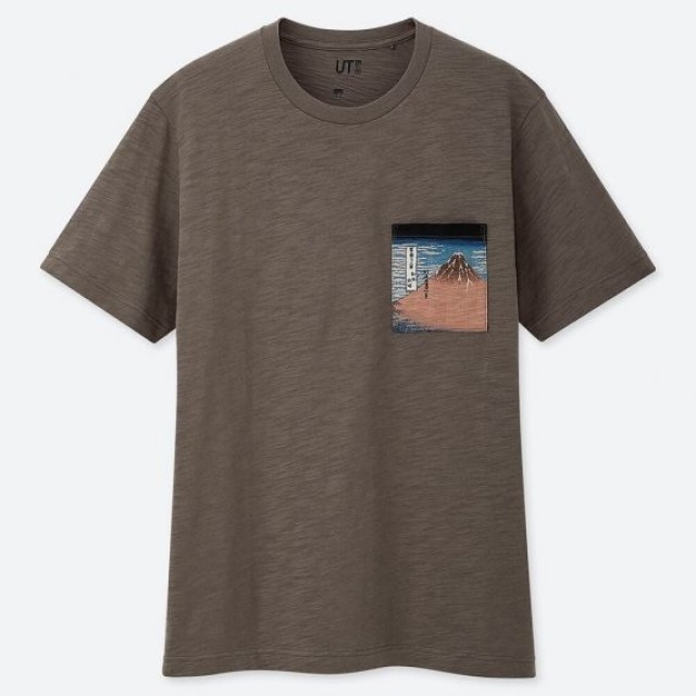 Áo thun nam Uniqlo EDO UKIYO-E UT Katsushika Hokusai 