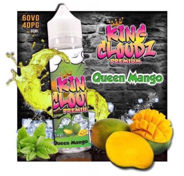 Tinh dầu E-juice King Cloudz Premium Ice Freeze Queen Mango