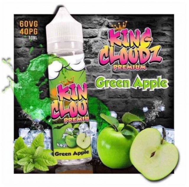 Tinh dầu E-juice King Cloudz Premium Ice Freeze Green Apple