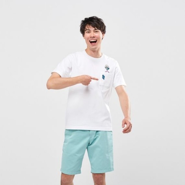 Áo thun T - Shirt nam Uniqlo The Game Classic Pixels UT Megaman 
