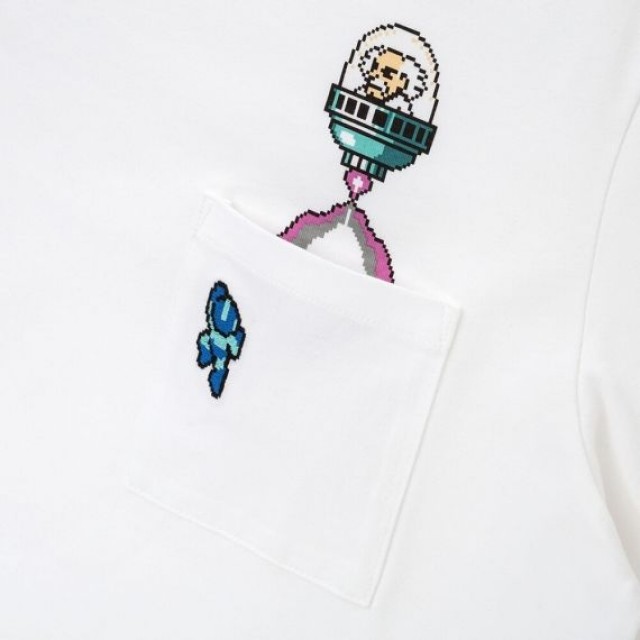 Áo thun T - Shirt nam Uniqlo The Game Classic Pixels UT Megaman 
