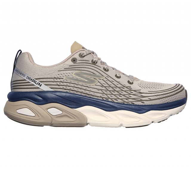 Giày thể thao nam Skechers Max Cushioning Ultimate - Natural/Navy