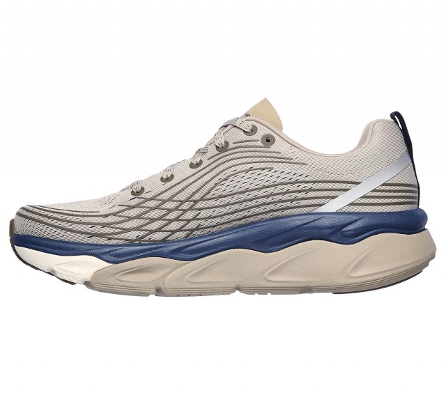 Giày thể thao nam Skechers Max Cushioning Ultimate - Natural/Navy