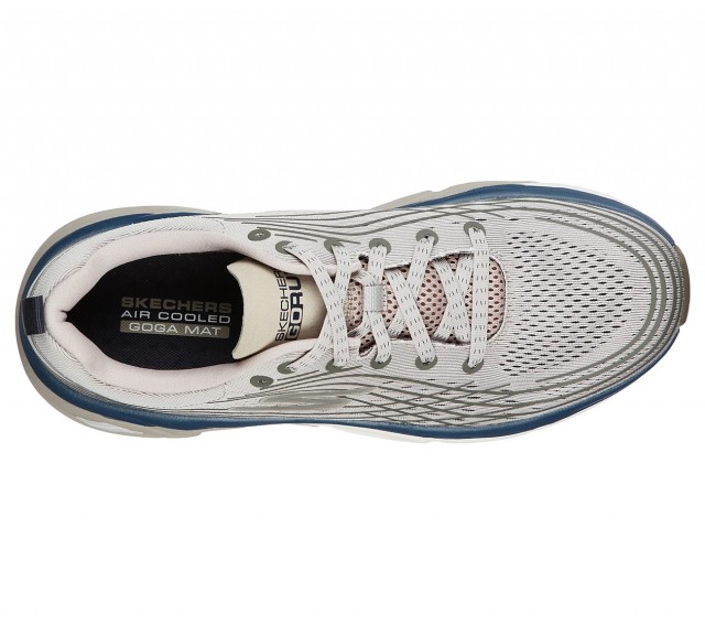Giày thể thao nam Skechers Max Cushioning Ultimate - Natural/Navy