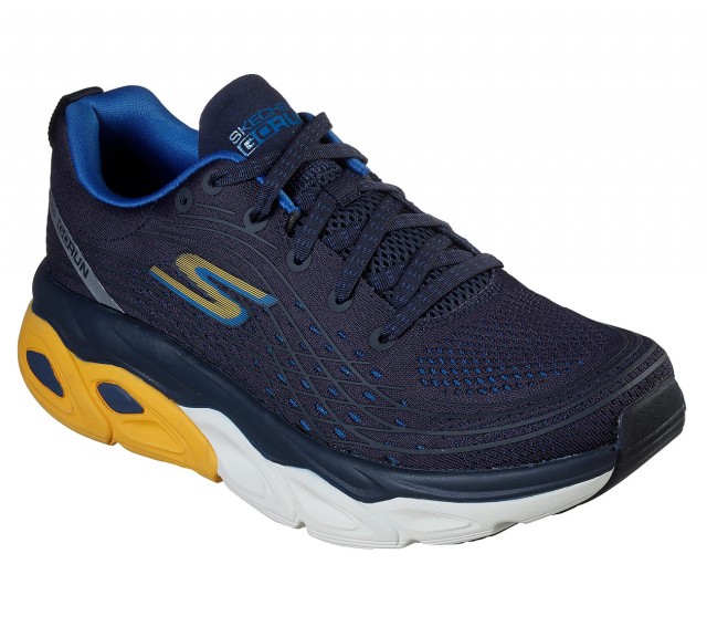 Giày thể thao nam Skechers Max Cushioning Ultimate - Navy/Yellow