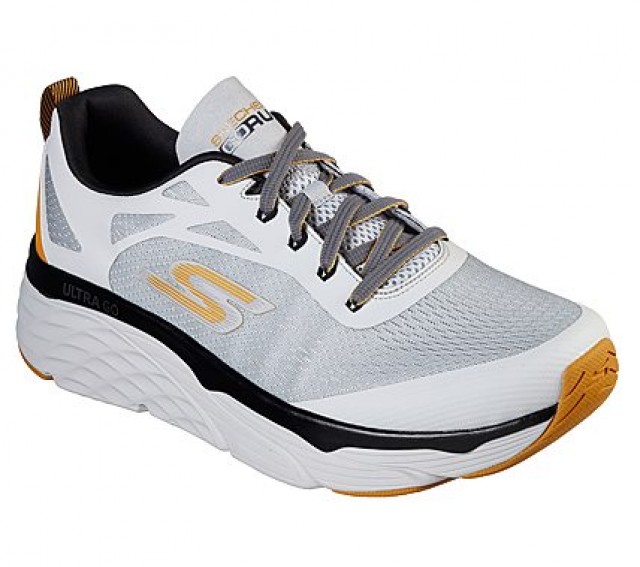 Giày thể thao nam Skechers Max Cushioning Elite Vivid - Light Gray/Yellow