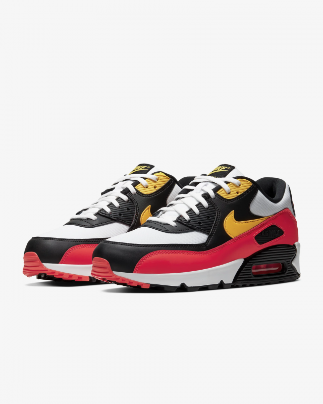 Giày thời trang nam Nike Air Max 90 Essential - Red/Black/Yellow 