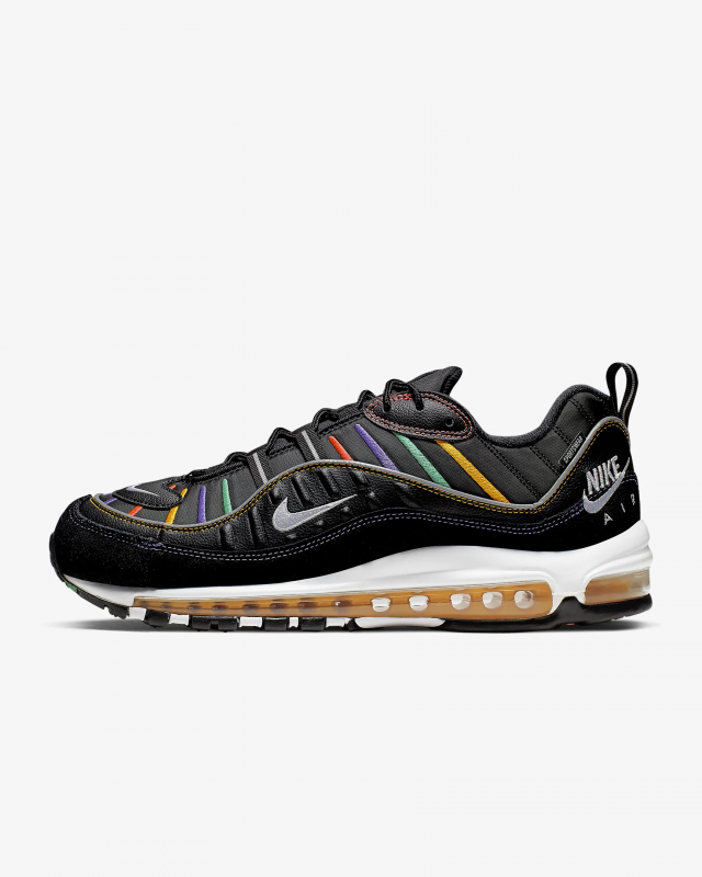 Giày thời trang nam Nike Air Max 98 Premium - Black 