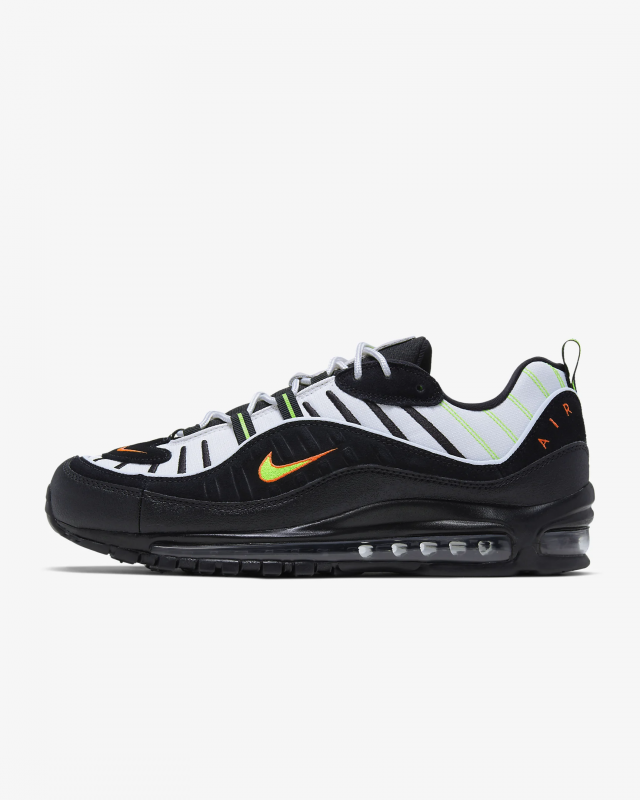 Giày thời trang nam Nike Air Max 98 - Black/White/Neon 