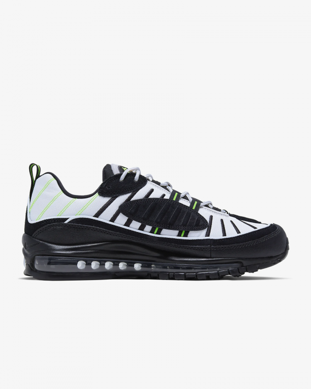 Giày thời trang nam Nike Air Max 98 - Black/White/Neon 