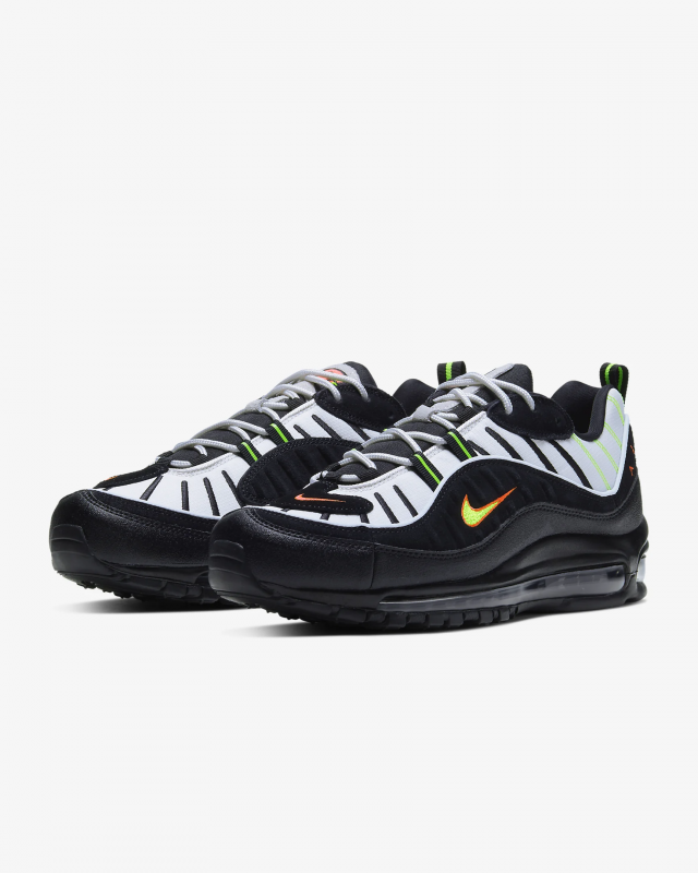 Giày thời trang nam Nike Air Max 98 - Black/White/Neon 