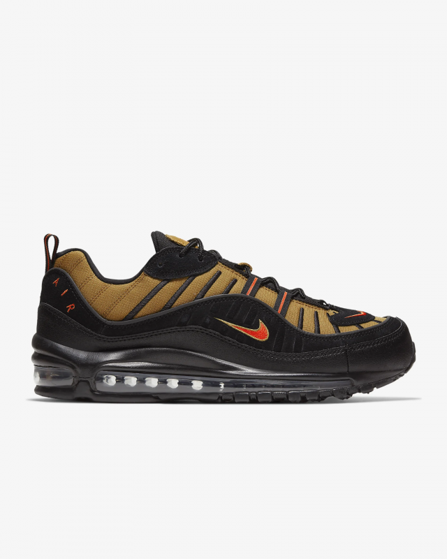 Giày thời trang nam Nike Air Max 98 - Black/Wheat 