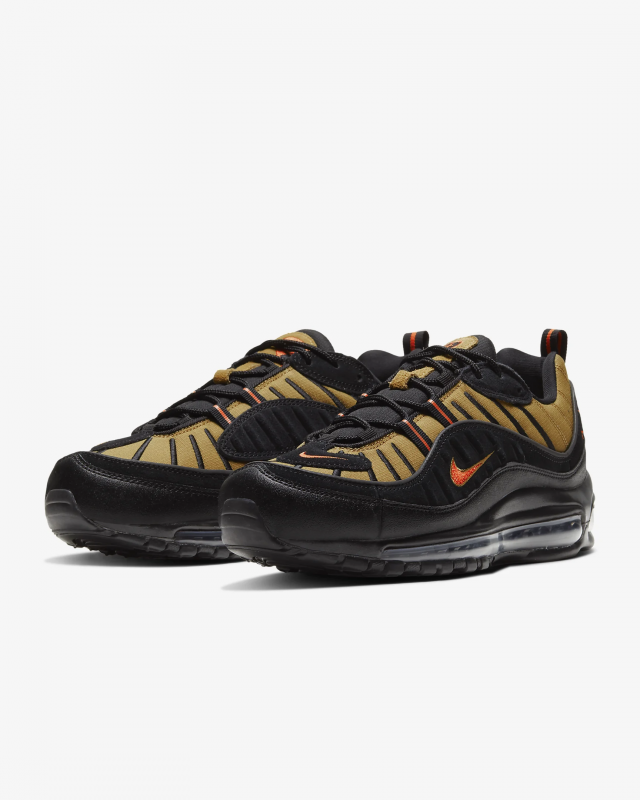 Giày thời trang nam Nike Air Max 98 - Black/Wheat 