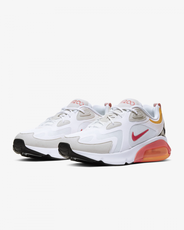 Giày thời trang nam Nike Air Max 200 - White/Orange/Pink 