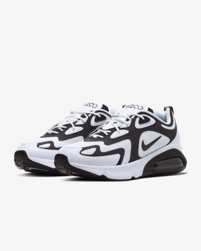 Giày thời trang nam Nike Air Max 200 - White/Black 
