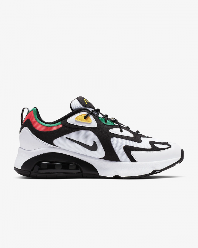 Giày thời trang nam Nike Air Max 200 - White/Black/Green/Pink 