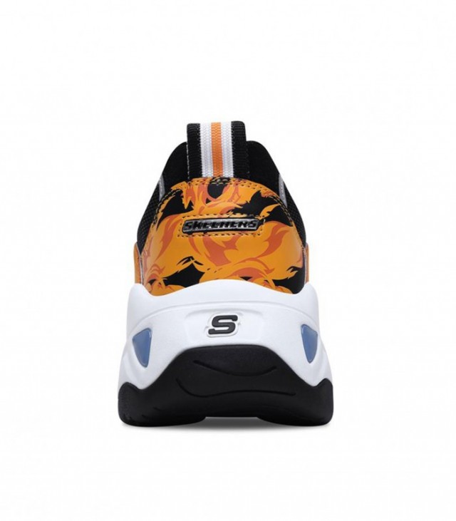 Giày thể thao nữ SKECHERS D'Lites 3 x One Piece White/Orange/Black 