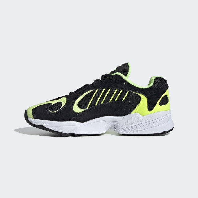 Giày thời trang thể thao nam Adidas Yung 1 - Black/White/Neon 