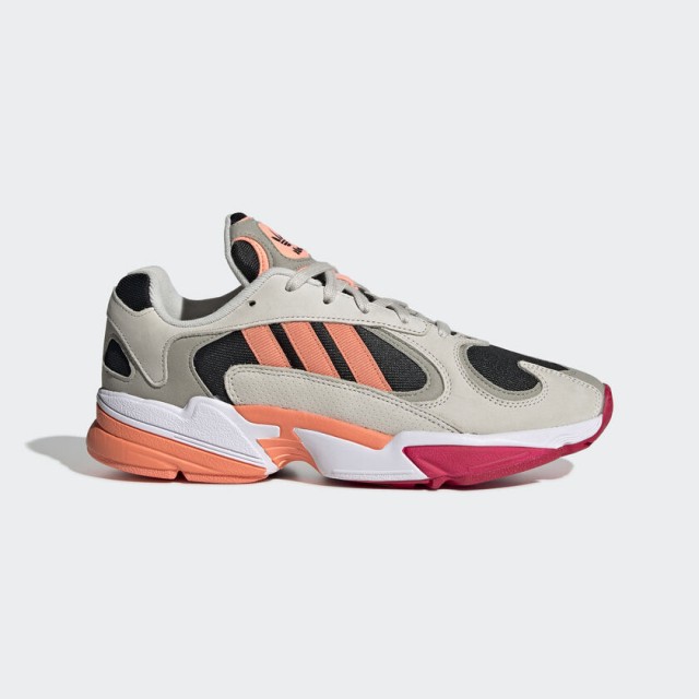 Giày thời trang thể thao nam Adidas Yung 1 - Grey/White/Pink/Orange 