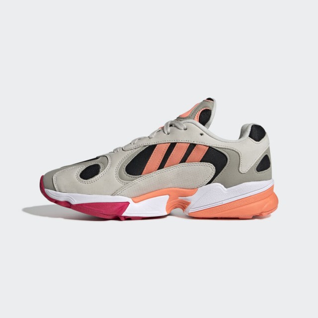 Giày thời trang thể thao nam Adidas Yung 1 - Grey/White/Pink/Orange 