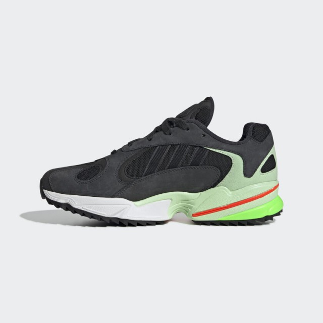 Giày thời trang thể thao nam Adidas Yung 1 Trail - Black/Grey/Green 