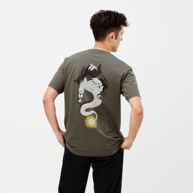 Áo thun nam cổ tròn Uniqlo Dragon Ball Graphic UT 