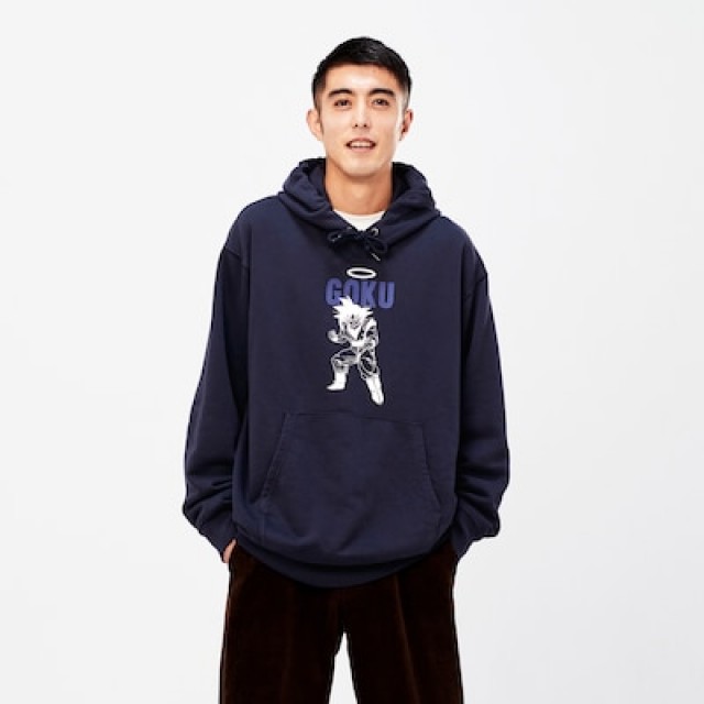 Áo hoodie nam tay dài Uniqlo Dragon Ball Graphic UT 