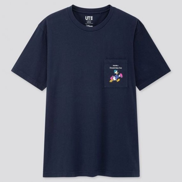 Áo thun nam cổ tròn Uniqlo DISNEY STORIES 