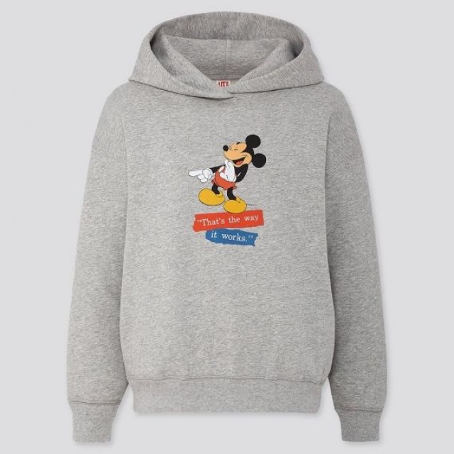 Áo hoodie nữ tay dài Uniqlo DISNEY STORIES 