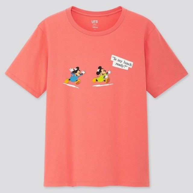 Áo thun nữ cổ tròn Uniqlo DISNEY STORIES 