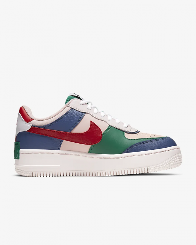 Giày thời trang nữ Nike Air Force 1 Shadow - Mystic Navy/Echo Pink/Gym Red/White 