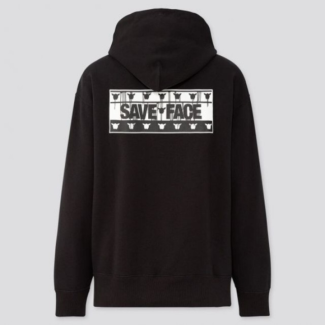 Áo hoodie nam Uniqlo MEN Urban Walls Sweat Pullover Long Sleeve 